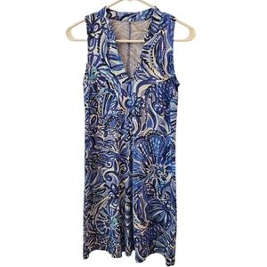 LILLY PULITZER "EMILE" SLEEVELESS DRESS. ZANZIVAR ZOO PRINT. SIZE X-SMALL.